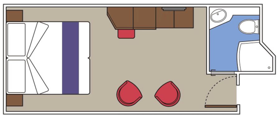 Каюта «Внутренняя (Interior)» — MSC Seaview