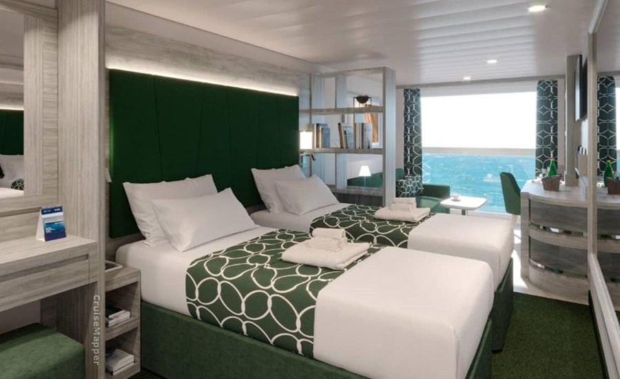 Каюта «С окном (Ocean View)» — MSC World Asia